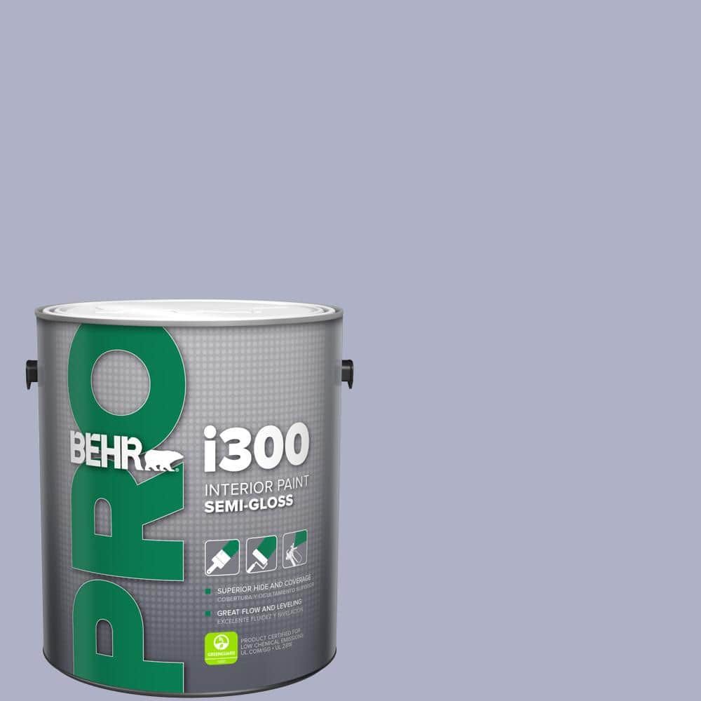 BEHR PRO 1 gal. #S560-3 Noble Purple Semi-Gloss Interior Paint