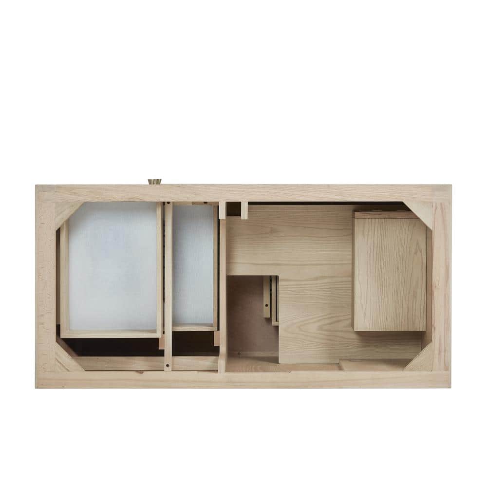 James Martin Vanities Marigot 47.75 in. W x 23.38 in. D x 34.88 in. H Bath Vanity Cabinet Without Top in Sunwashed Oak (2)