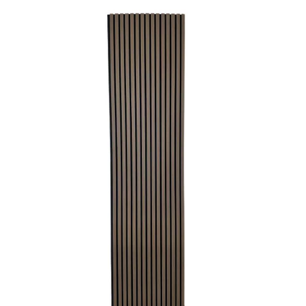 Ejoy 12.6 in. x 106 in. x 0.8 in. Acoustic Vinyl Wall Cladding Siding Board in Drift Wood Color (Set of 2-Piece) (1)