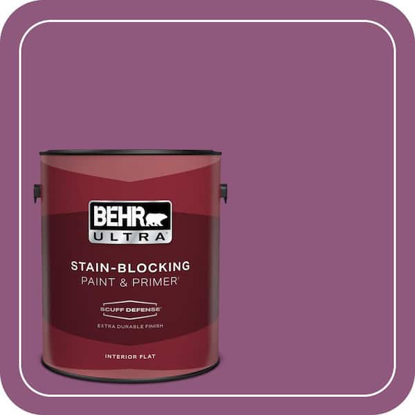 BEHR PREMIUM PLUS #PPU1-18 Peru Flat Interior/Exterior Paint & Primer Color Sample (3)
