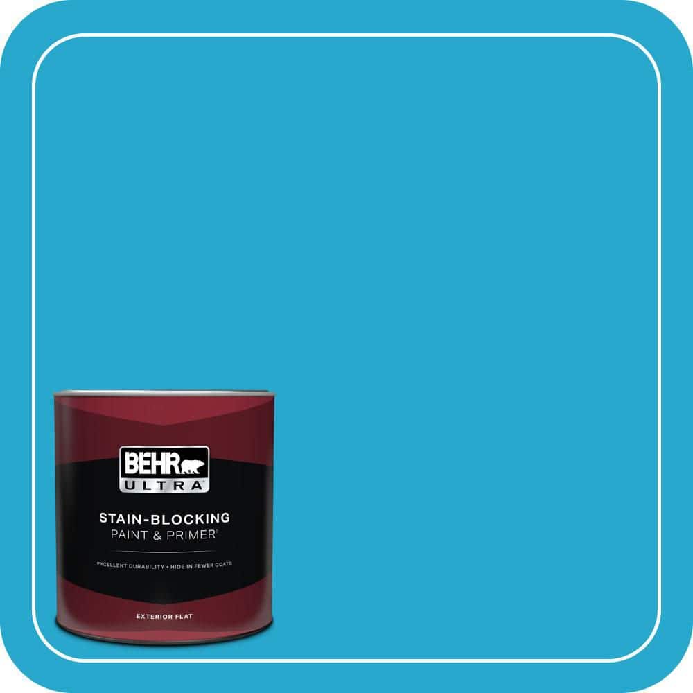 BEHR ULTRA 1 qt. #T12-8 Reboot Flat Exterior Paint & Primer