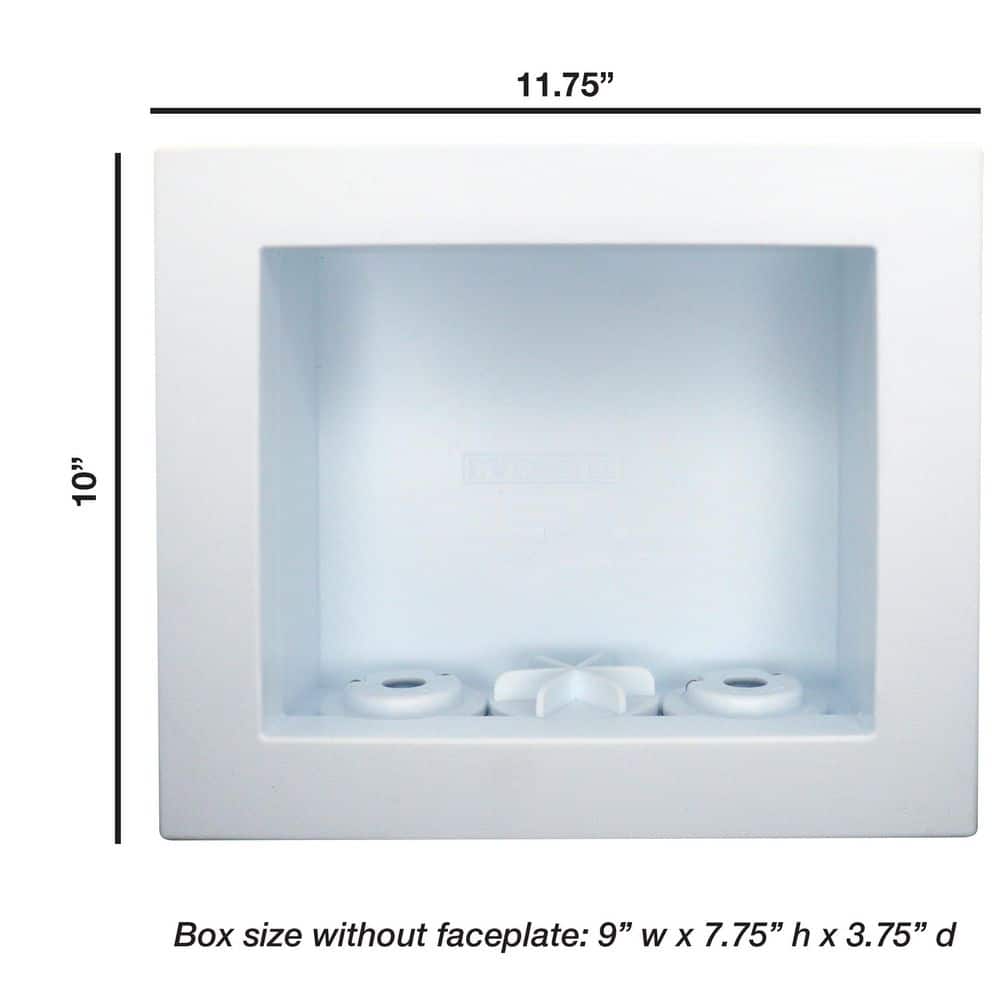 Everbilt 3-1/2 in. Center Drain Plastic Washing Machine Outlet Box (4)