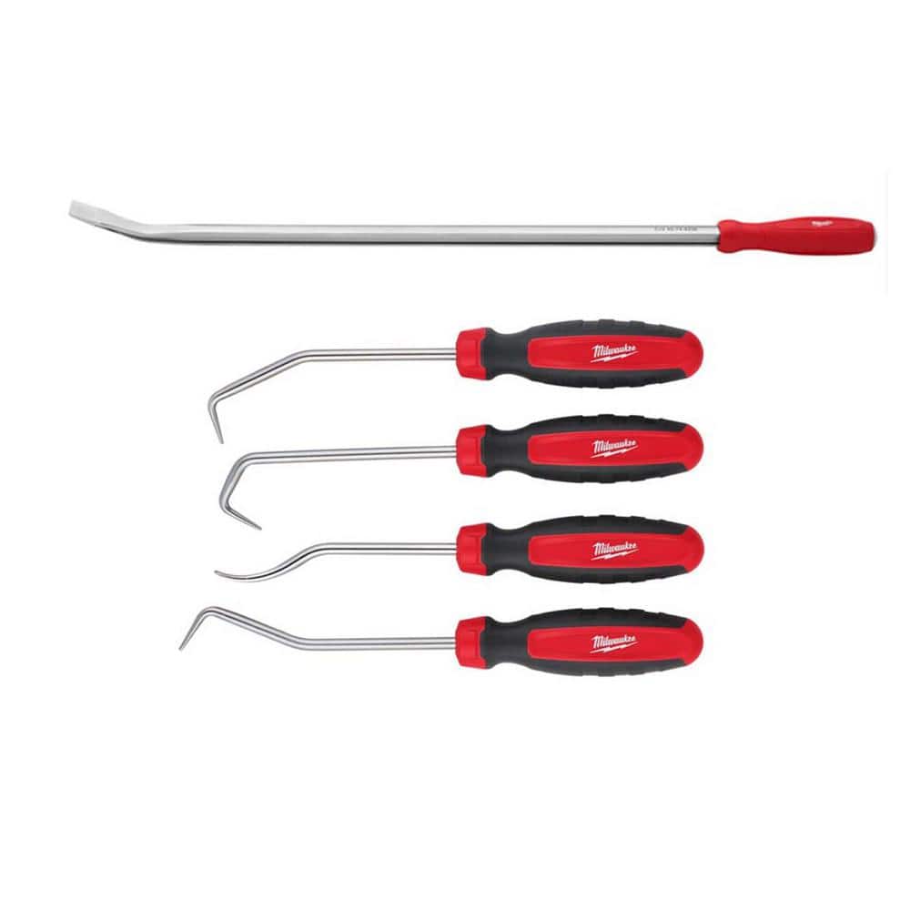 Milwaukee Pry Bar with Hose Pick Set (5-Piece) (1)