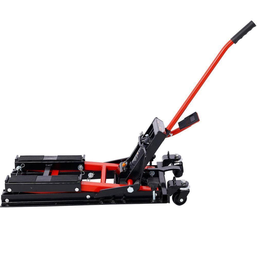 Miscool Ami 1500LB ATV Scissor Lift Jack Portable Motorcycle Lift Table 4 Wheels (3)