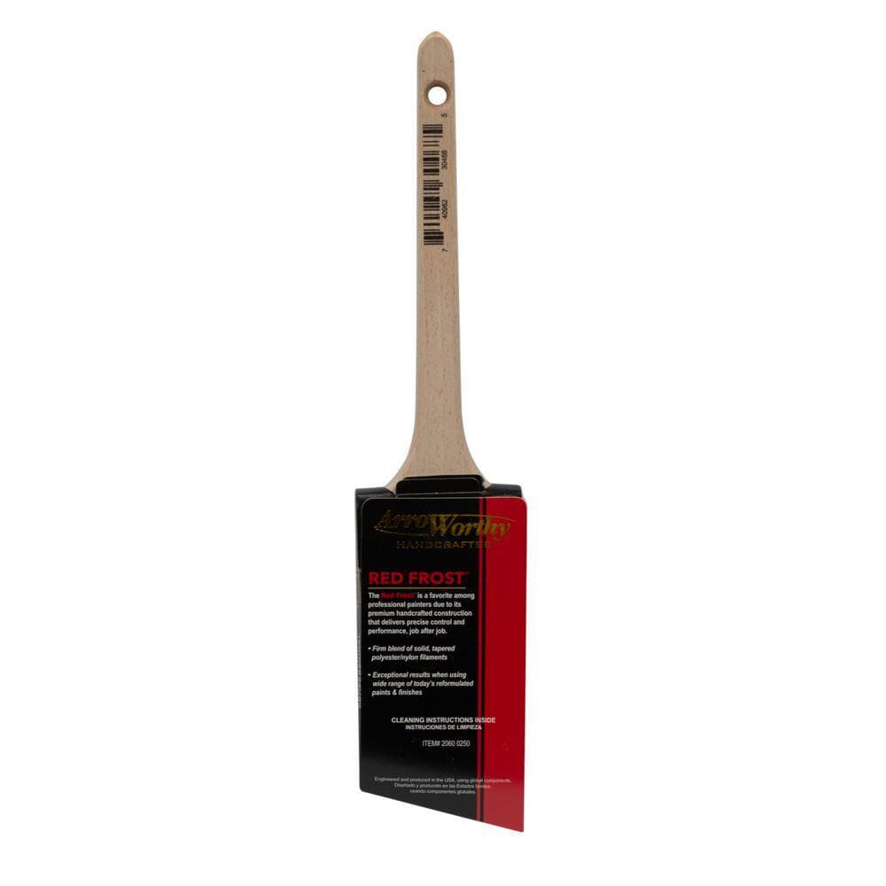 ArroWorthy Red Frost 2.5" Thin Angle Sash Brush (2)
