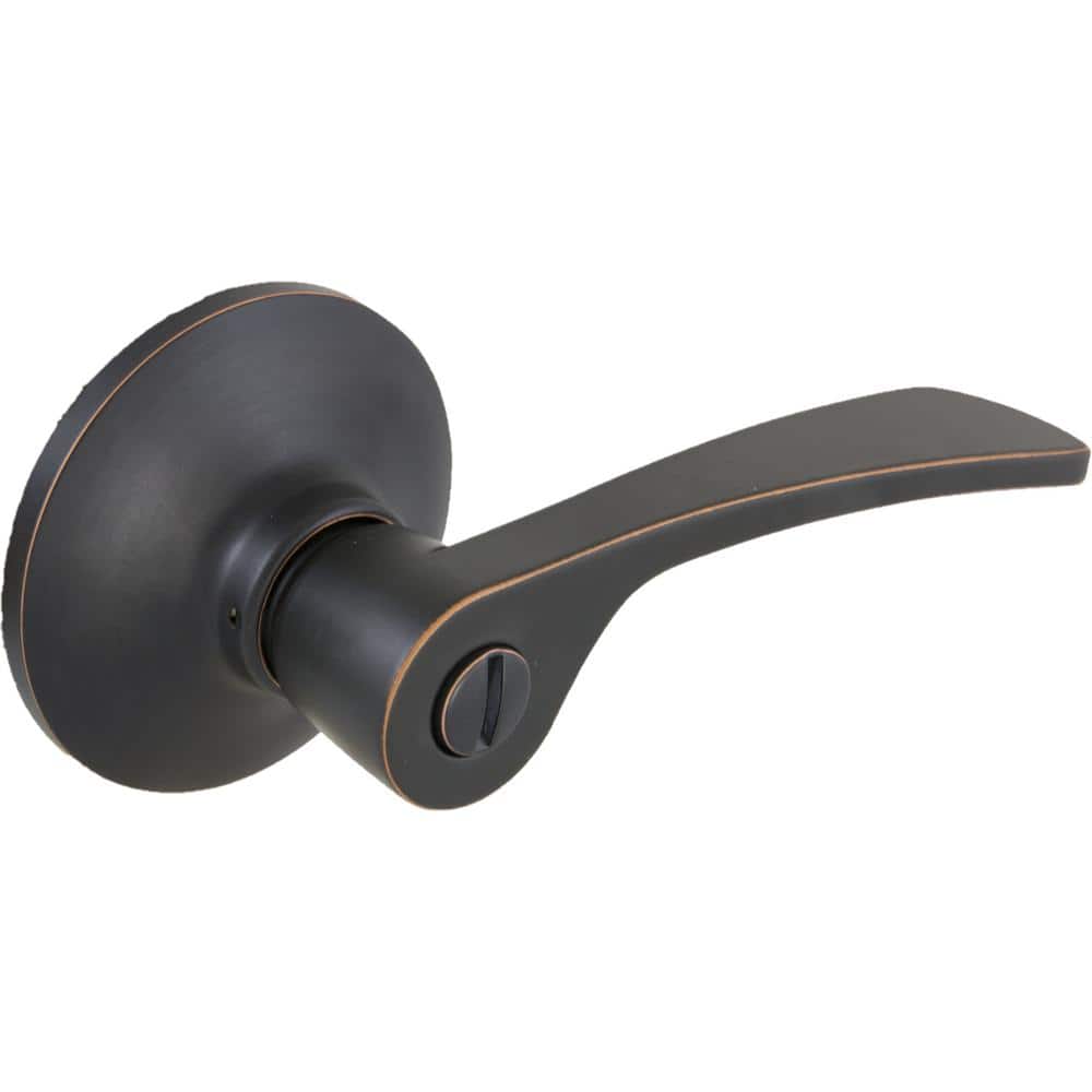 Defiant Kensington Aged Bronze Bed/Bath Door Handle
