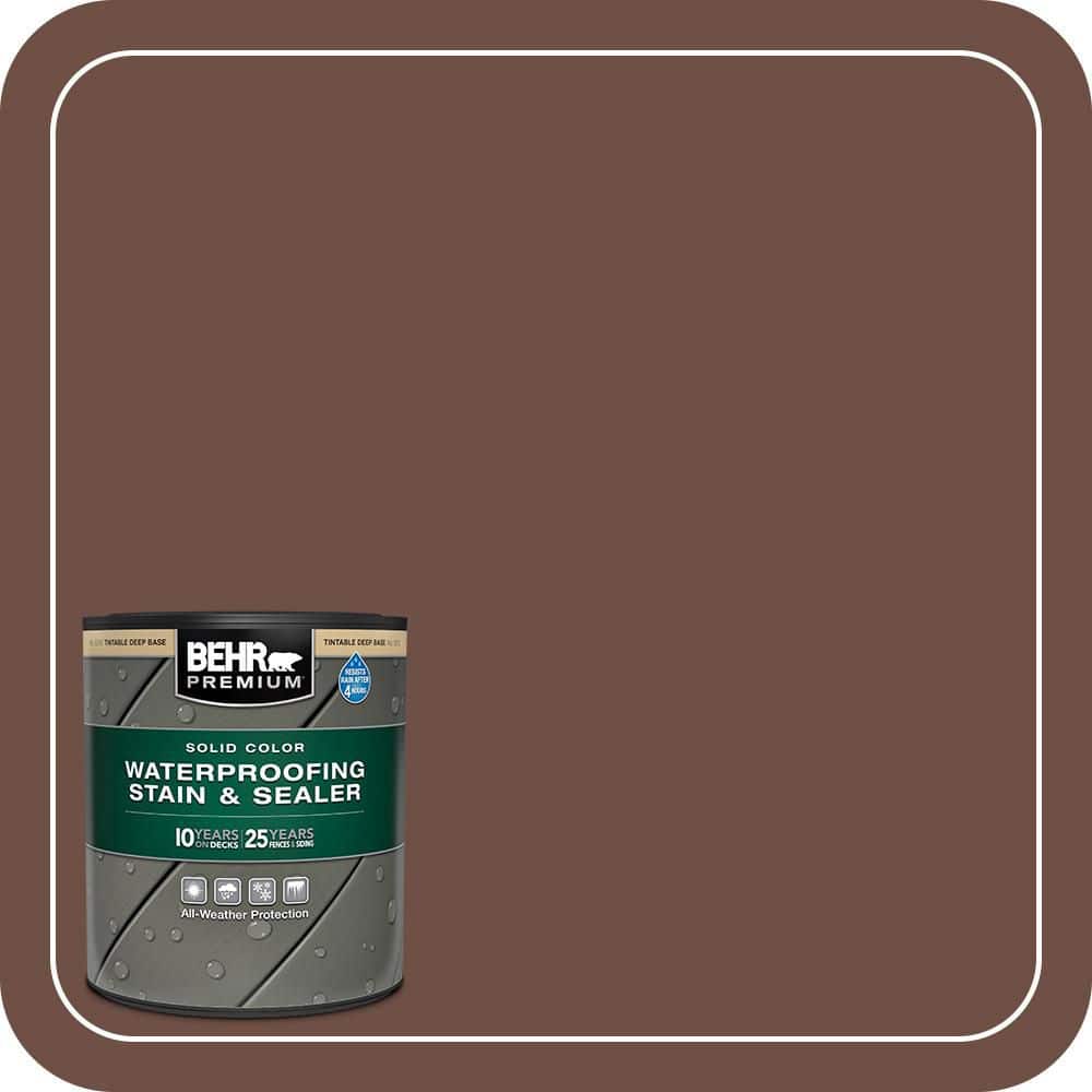 BEHR PREMIUM 1 qt. #PPU3-19 Moroccan Henna Solid Color Waterproofing Exterior Wood Stain and Sealer (1)