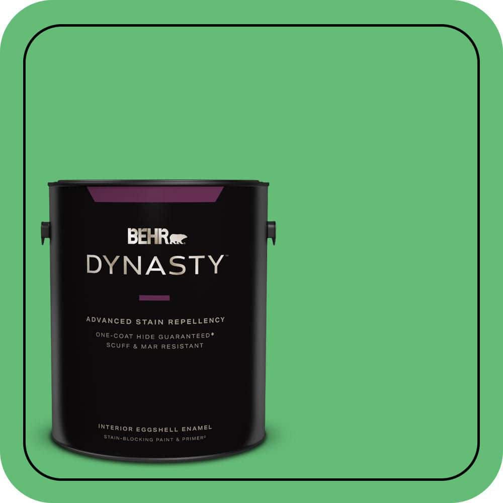 BEHR DYNASTY 1 gal. #450B-5 Lady Luck Eggshell Enamel Interior Stain-Blocking Paint & Primer