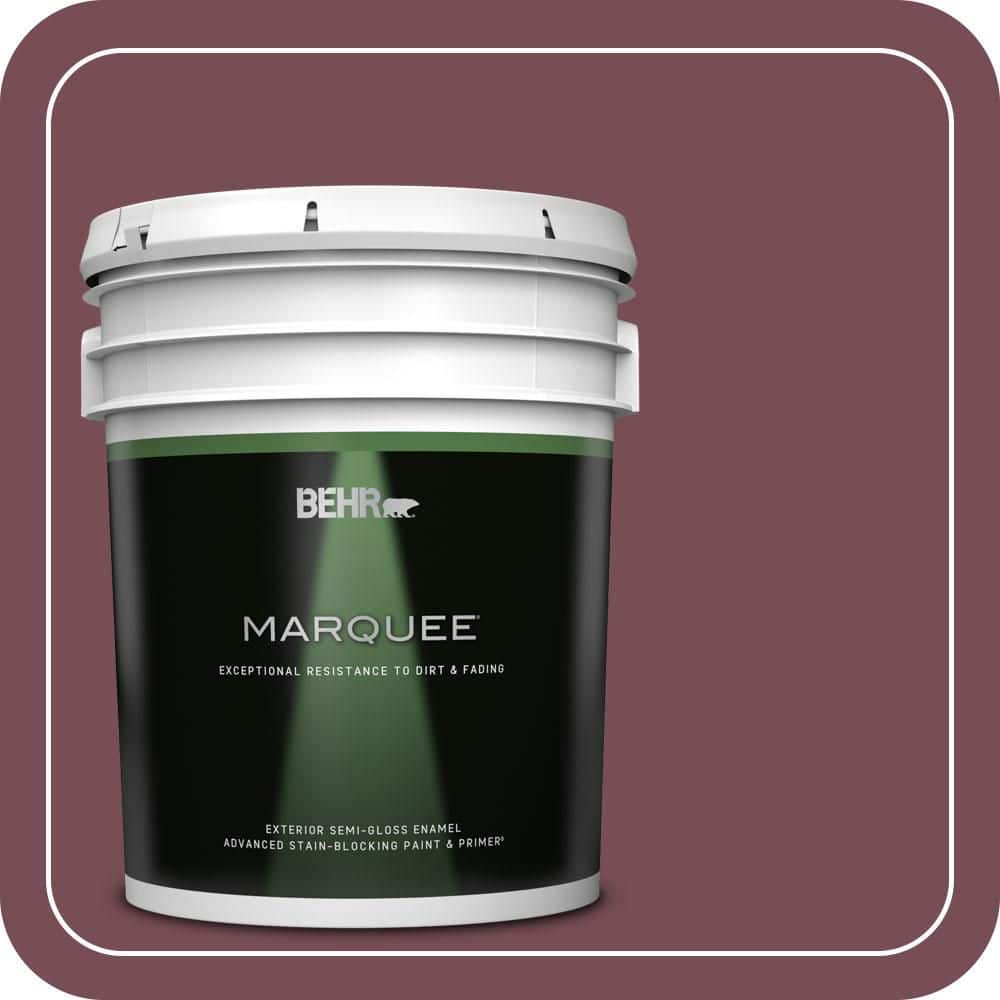 BEHR MARQUEE 5 gal. #MQ1-01 Rule Breaker Semi-Gloss Enamel Exterior Paint & Primer