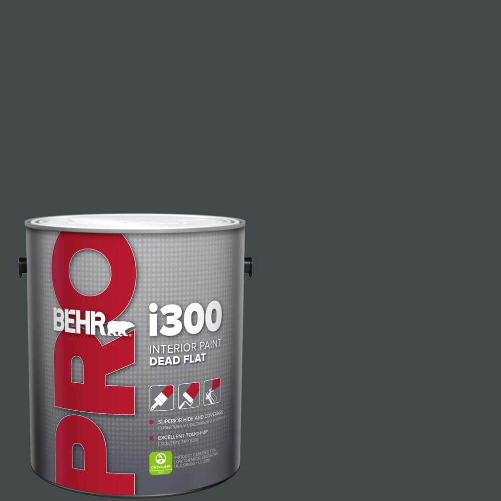 BEHR PRO 1 gal. #PPU24-23 Little Black Dress Dead Flat Interior Paint