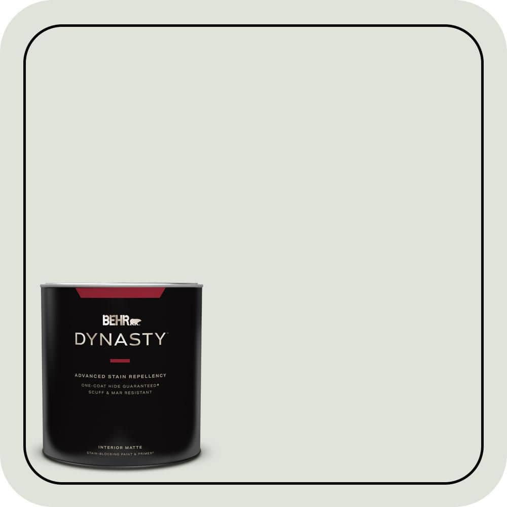 BEHR DYNASTY 1 qt. #QE-41 Frostproof Matte Interior Stain-Blocking Paint & Primer