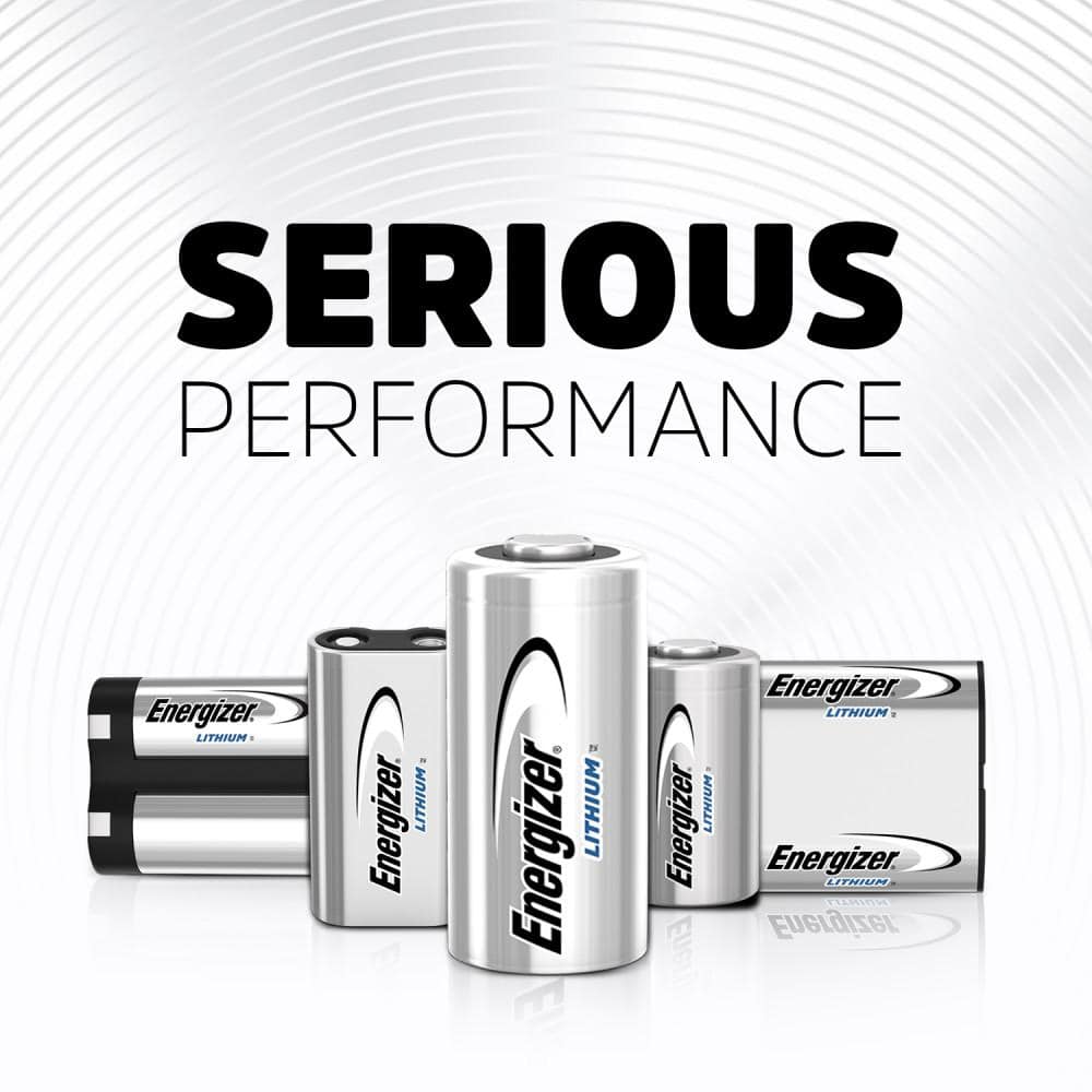 Energizer CR2 Lithium Batteries (2-Pack), 3V Photo Batteries (4)