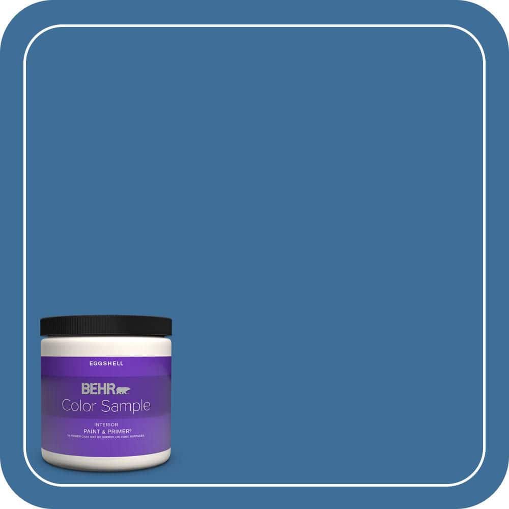BEHR PREMIUM PLUS 8 oz. #M520-6 National Anthem Eggshell Enamel Interior Paint & Primer Color Sample