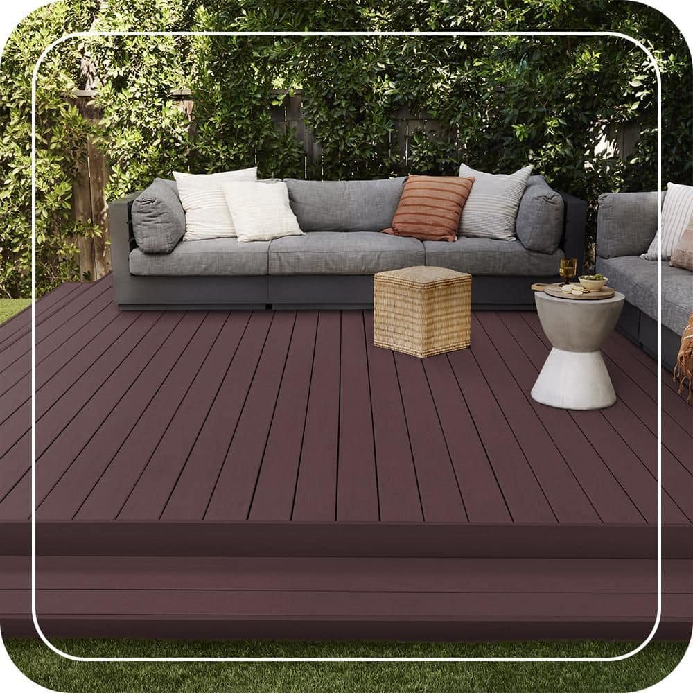 BEHR PREMIUM 1 gal. #SC-106 Bordeaux Solid Color Waterproofing Exterior Wood Stain and Sealer (3)