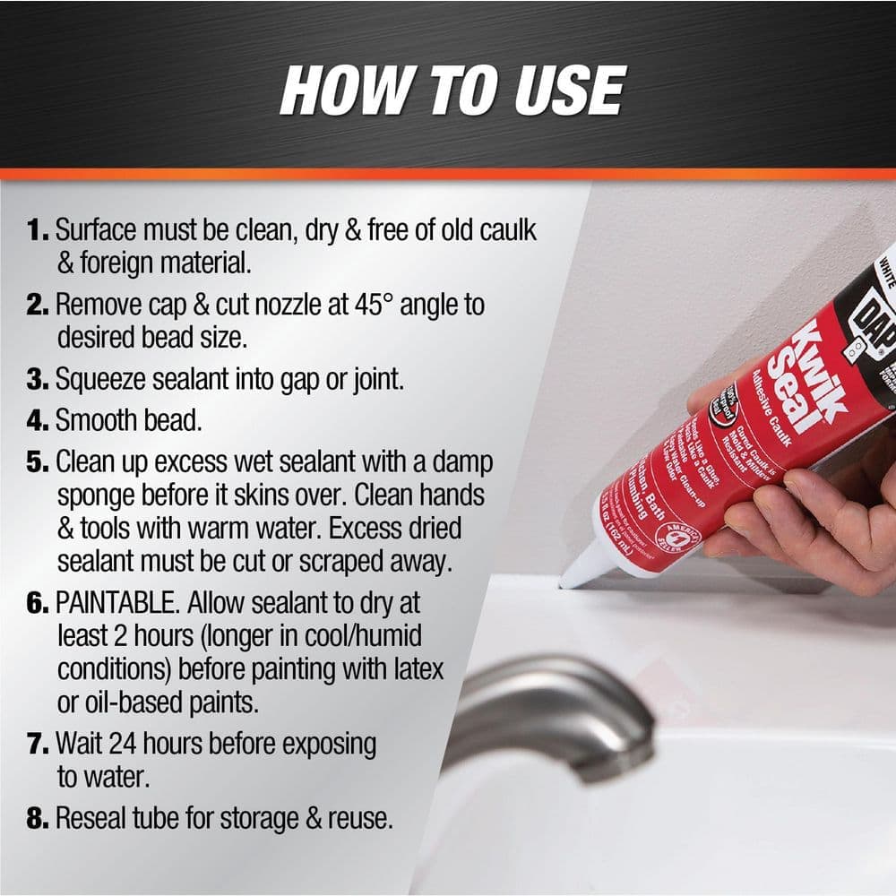 DAP Kitchen and Bath Adhesive Caulk (4)