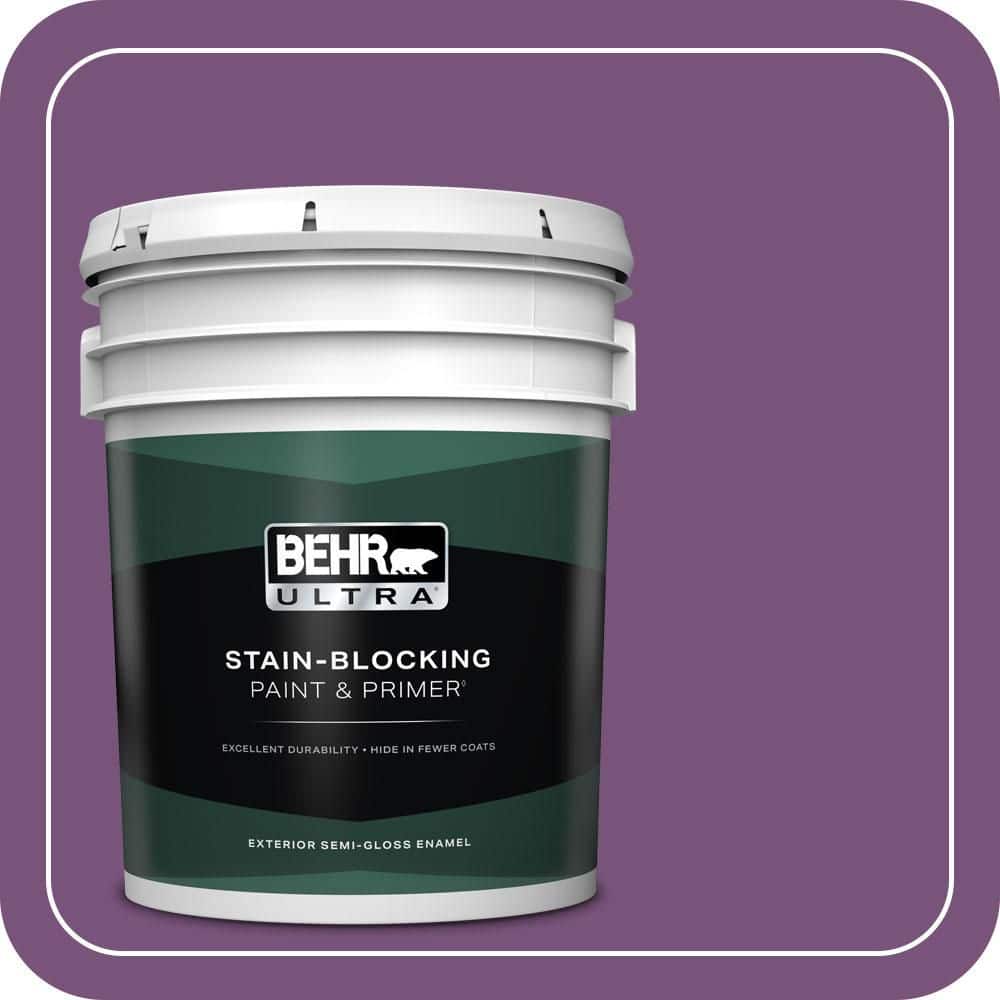 BEHR ULTRA 5 gal. #MQ4-62 Birthstone Semi-Gloss Enamel Exterior Paint & Primer