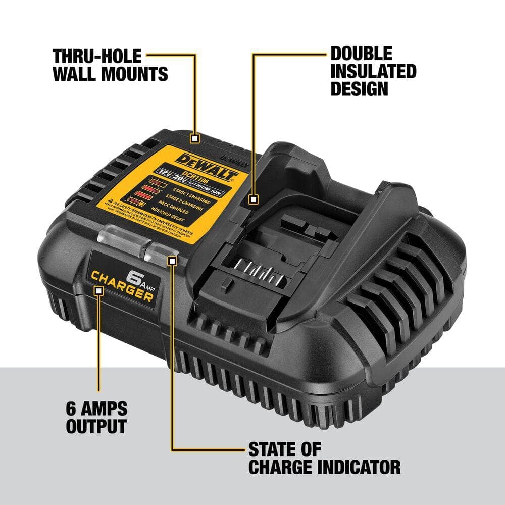 DEWALT 6 Amp Battery Charger (3)