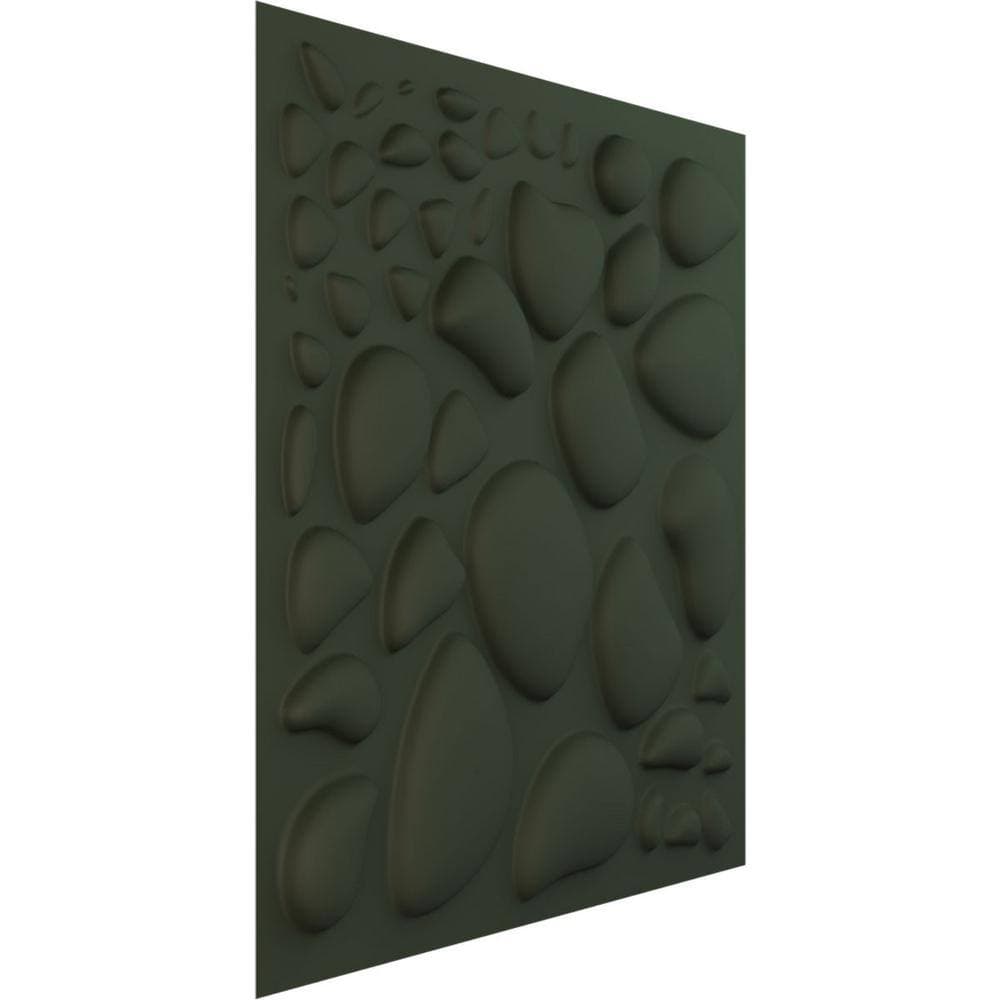 Ekena Millwork 19-5/8-in W 19-5/8-in H Shale EnduraWall Decorative 3D Wall Panel (2)