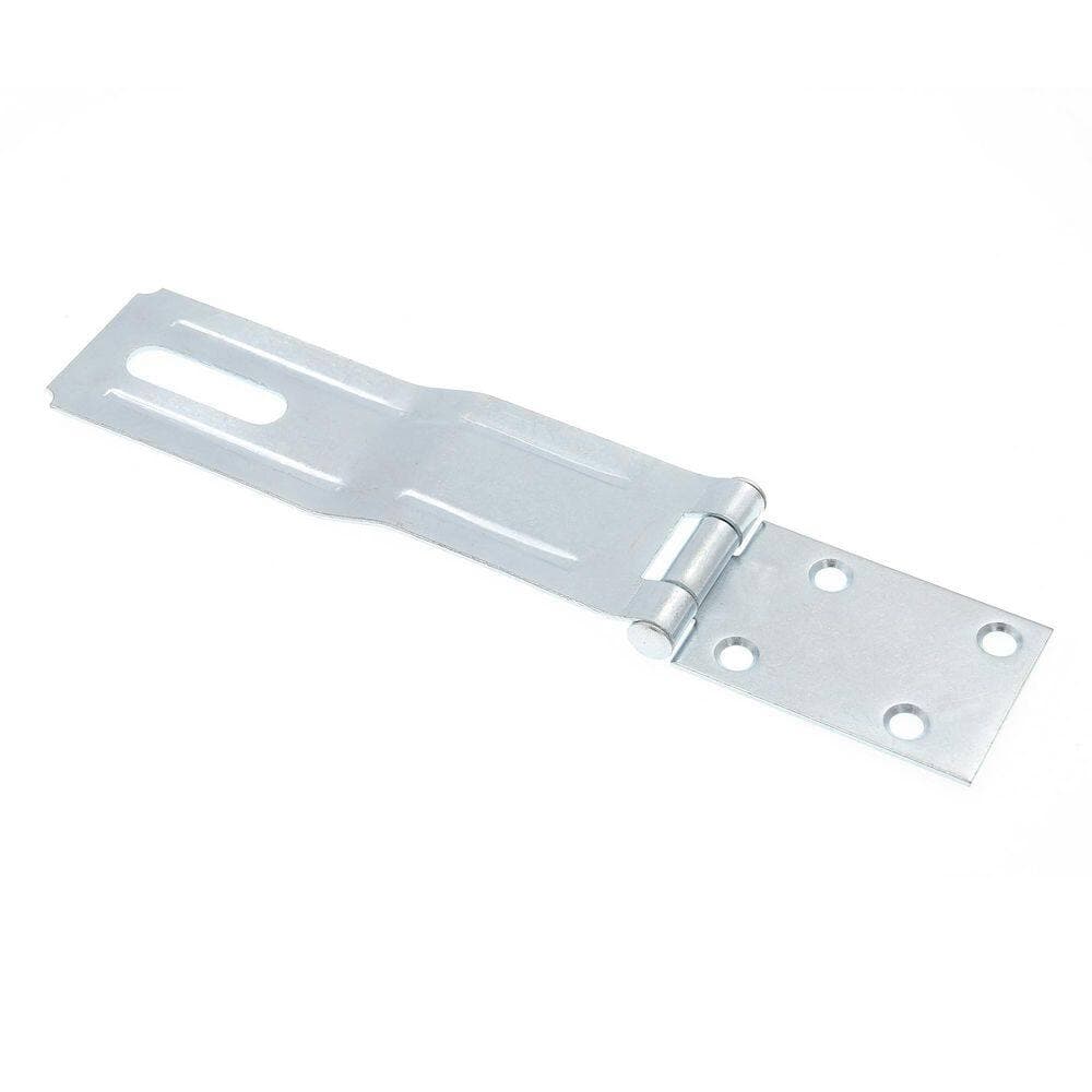 Prime-Line Door and Gate Safety Hasp Hinge Latch with Swivel Staple 6 in. with Screws Zinc Plated (Single Pack) (3)