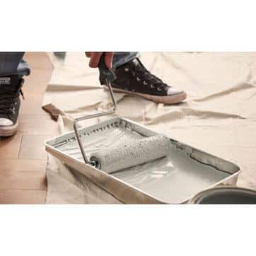 Wooster 9 in. x 3/8 in. Woven Fabric Floor Coater Roller Cover (3)