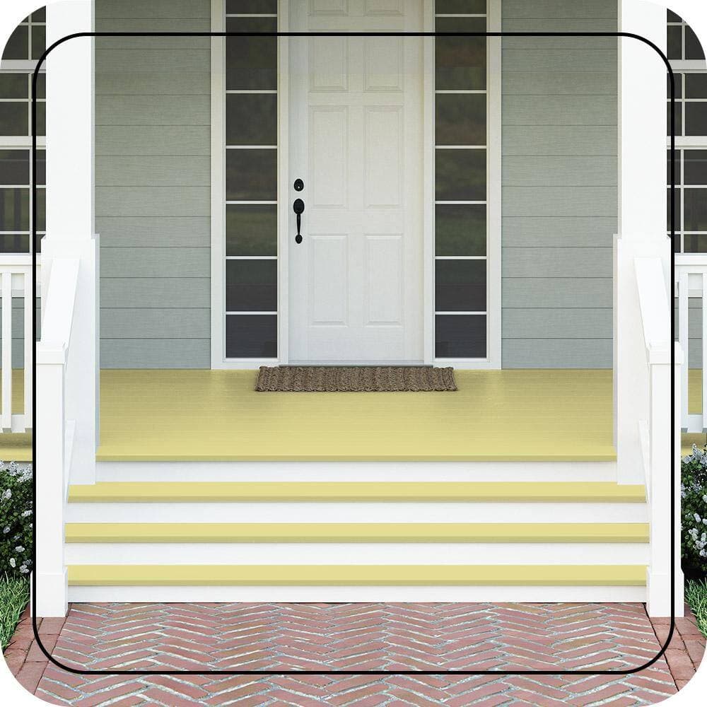 BEHR PREMIUM #P340-3 Textured Low-Lustre Enamel Interior/Exterior Porch and Patio Anti-Slip Floor Paint (2)