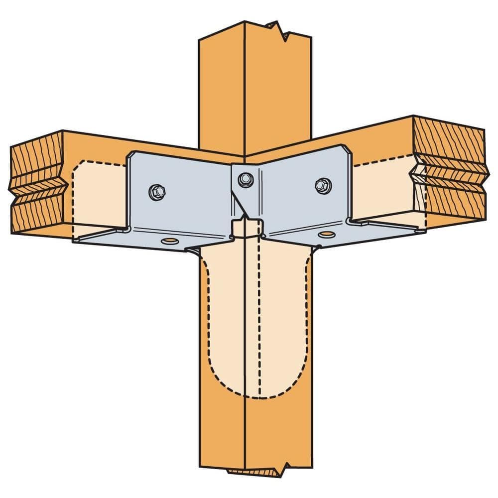Simpson Strong-Tie RTC 18-Gauge ZMAX Galvanized Rigid Tie Corner for 2 x Nominal Lumber (3)