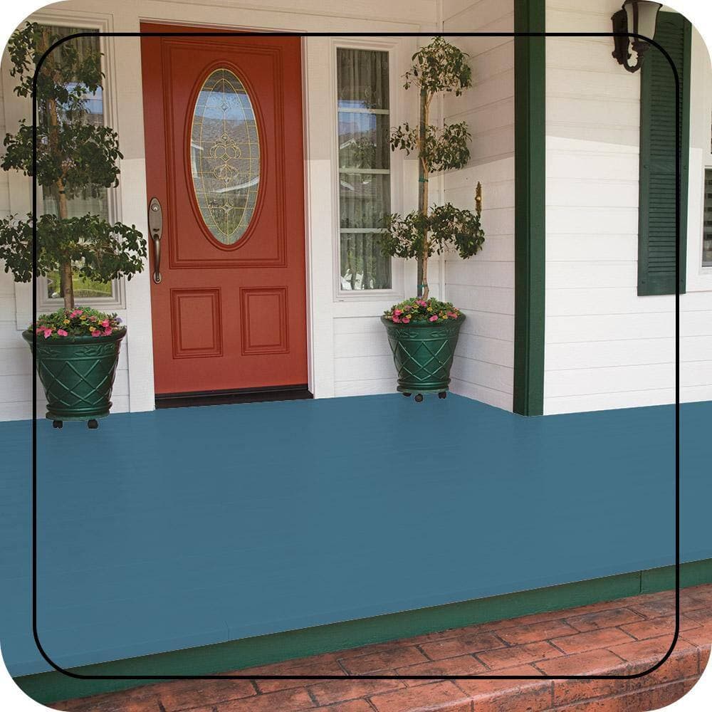 BEHR PREMIUM #S490-5 Low-Lustre Enamel Interior/Exterior Porch and Patio Floor Paint (2)