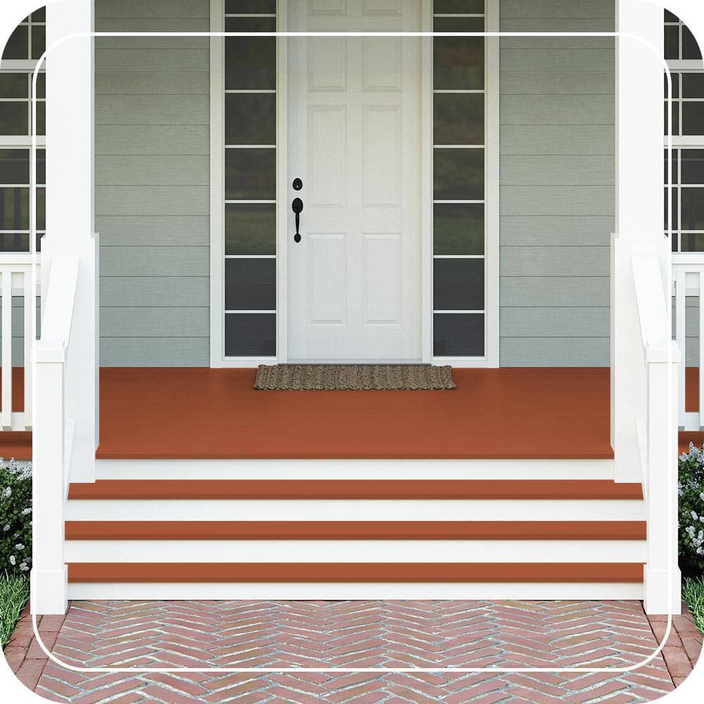 BEHR PREMIUM #S-H-220 Textured Low-Lustre Enamel Interior/Exterior Porch and Patio Anti-Slip Floor Paint (2)