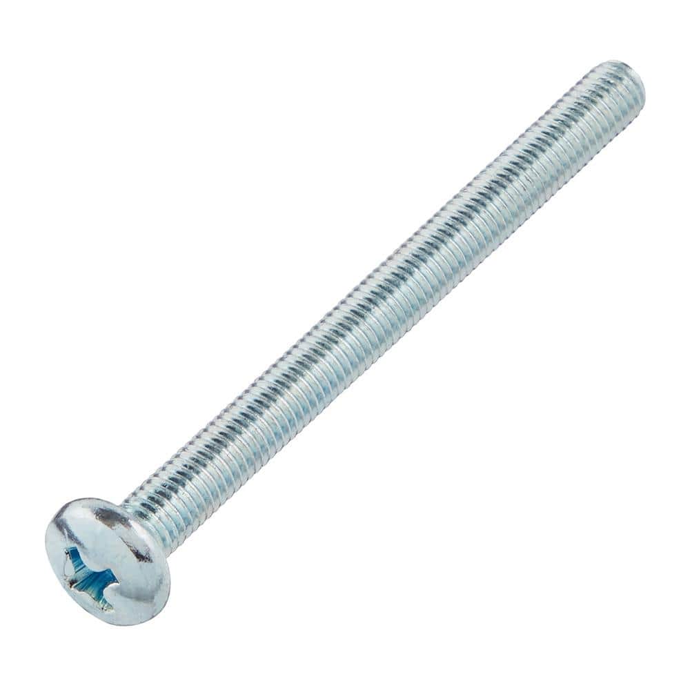 Everbilt M5-0.8x60mm Zinc Pan Head Phillips Drive Machine Screw 1-Piece (1)