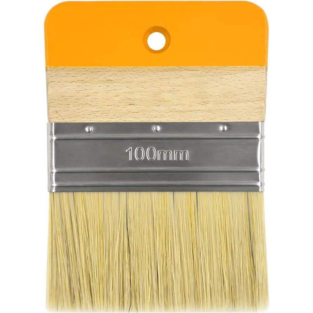 KIWDZFU 4-Flat Paddle Paint Brush for Walls Texture and Artist Painting with Synthetic/Natural Bristle Mix (1)