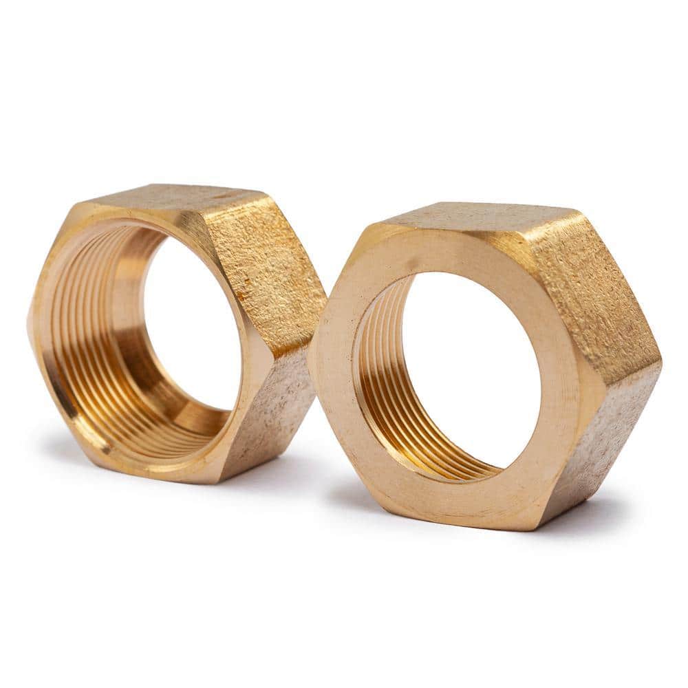 LTWFITTING 7/8 in. Brass Compression Nut Fittings (10-Pack) (2)