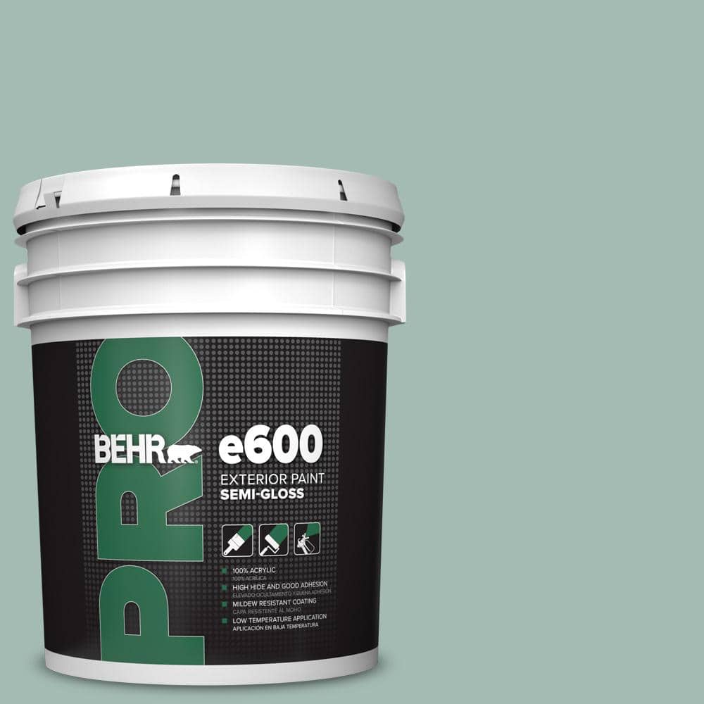 BEHR PRO 5 gal. #S430-3 Garden Twilight Semi-Gloss Exterior Paint