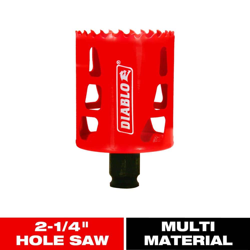 DIABLO 2-1/4 in. Bi-Metal Hole Saw with 2-3/8 in. Cutting Depth (1)