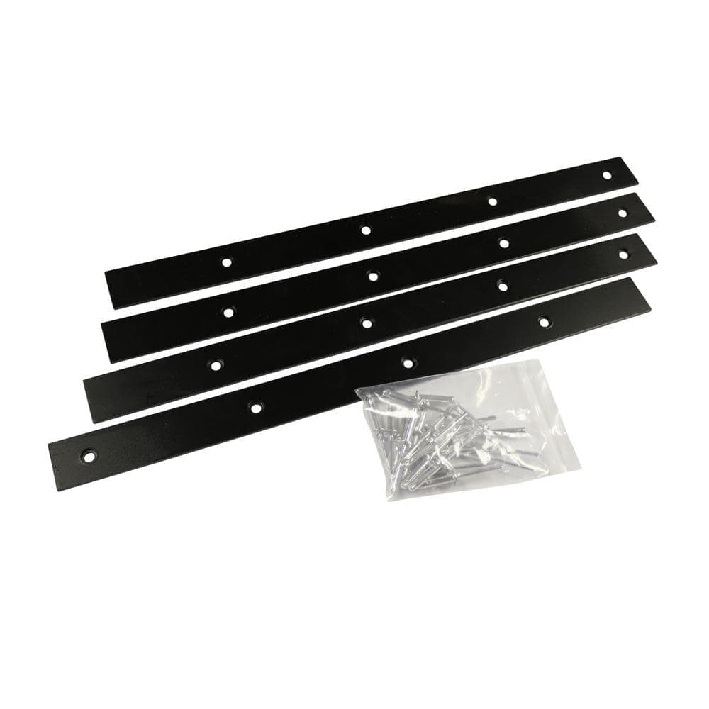 Ejoy 2.4 in. W x 78.74 in. L x 1.65 in. Thick WPC Composite Outdoor Wall Louver Screen (Set of 4-Piece) (2)