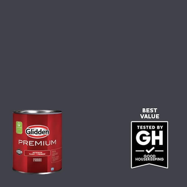 Glidden Premium 1 qt. Napoleon PPG1013-7 Satin Interior Latex Paint (2)