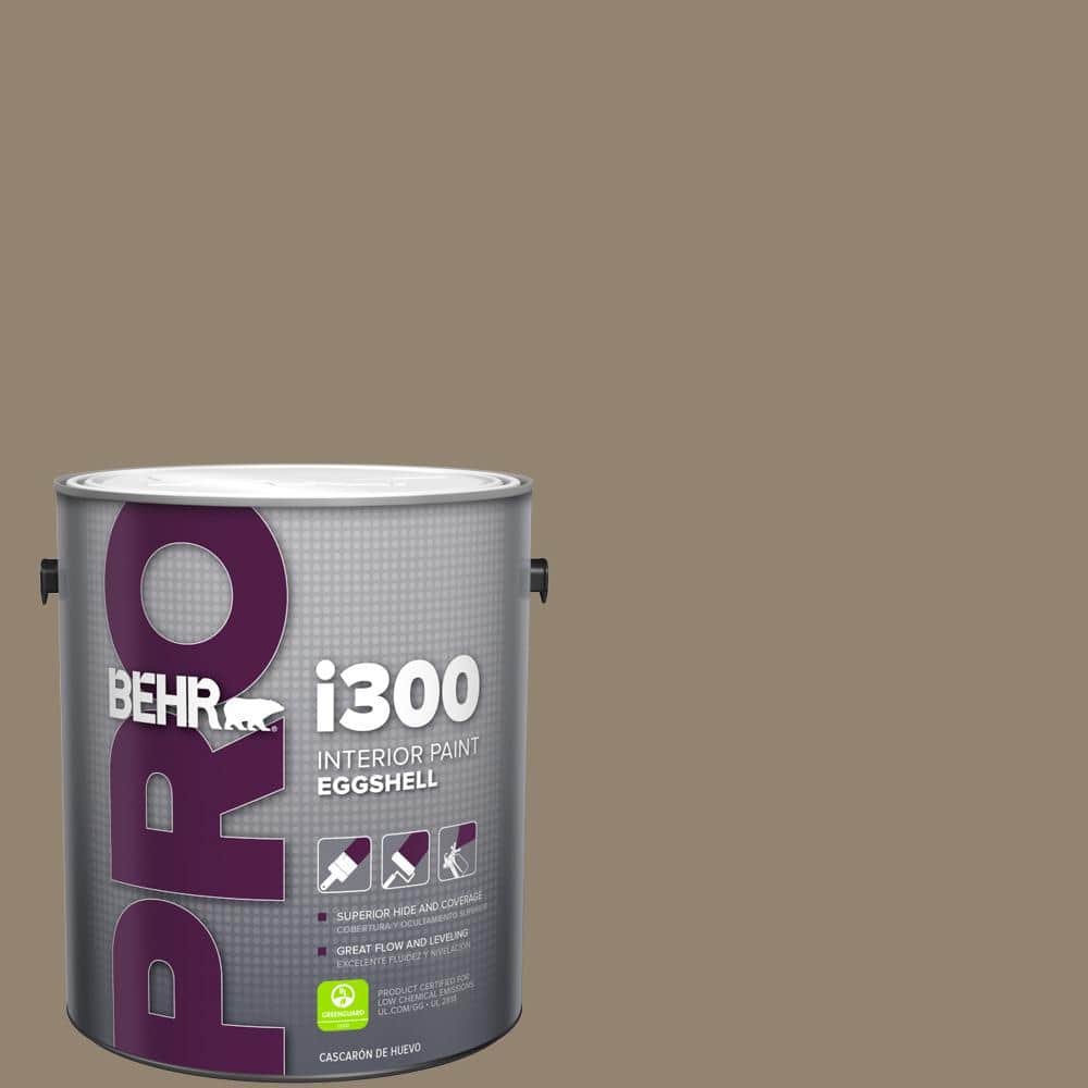 BEHR PRO 1 gal. #HDC-FL13-11 Hunt Club Brown Eggshell Interior Paint
