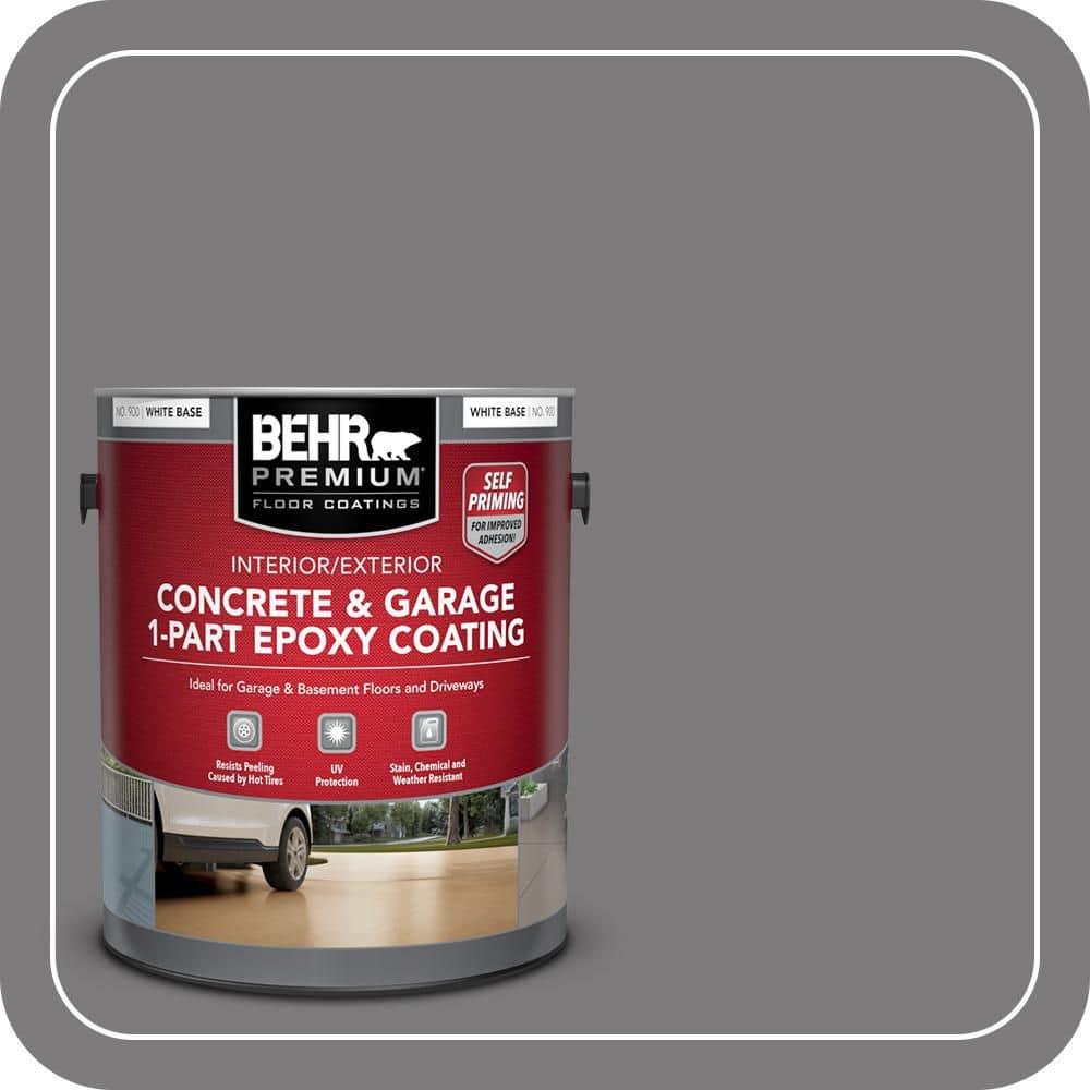 BEHR PREMIUM #BXC-58 Self-Priming 1-Part Epoxy Satin Interior/Exterior Concrete and Garage Floor Paint (1)
