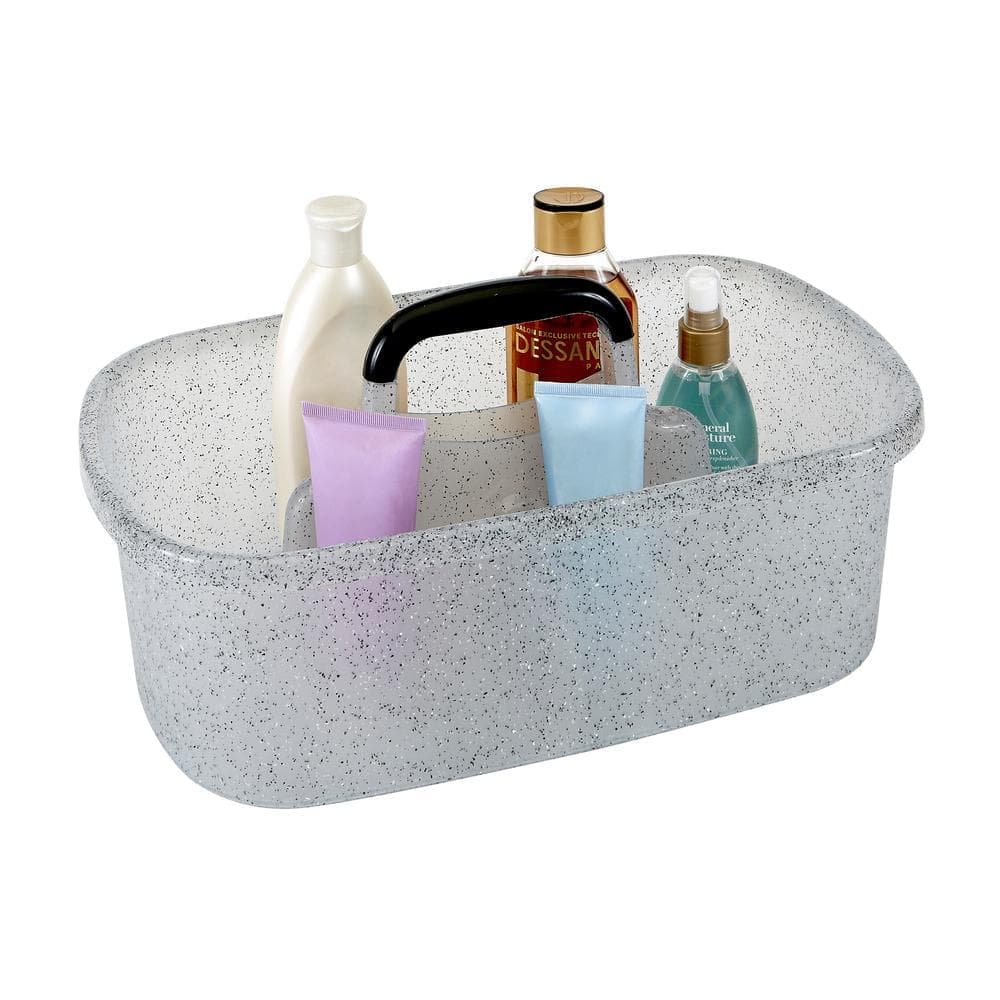 SIMPLIFY Granite Look Shower Caddy in Grey