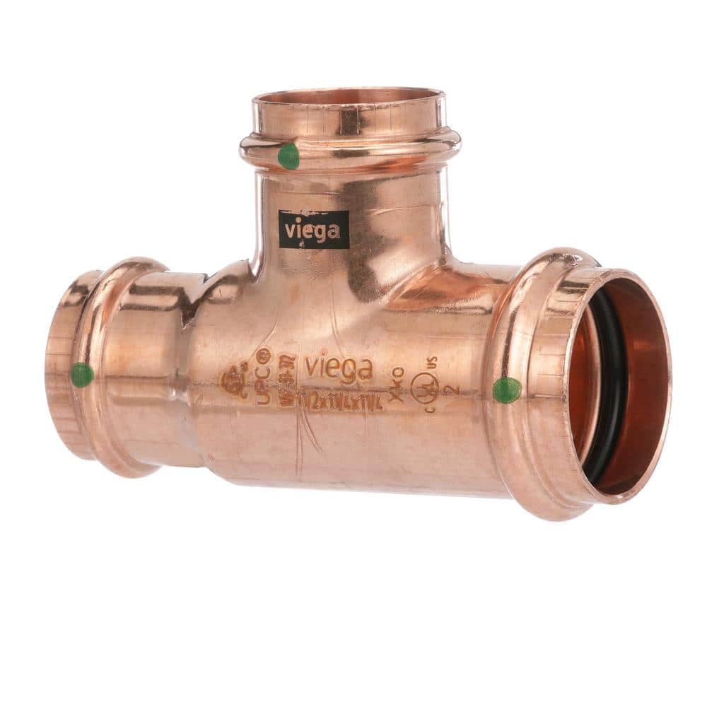 Viega ProPress 1-1/2 in. x 1-1/4 in. x 1-1/4 in. Press Copper Tee