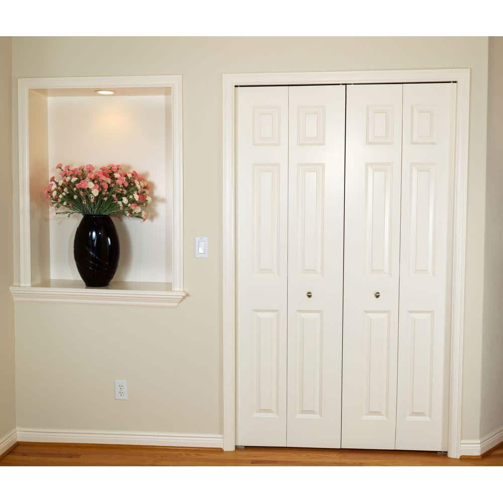 Everbilt 36 in. Bi-Fold Door Hardware Set with White Track (3)