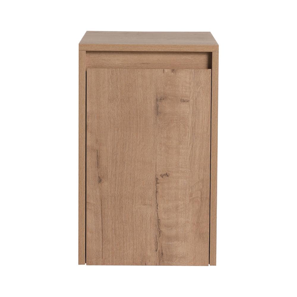 UPIKER 11.8 in. W x 17.9 in. D x 18.9 in. H Bathroom Storage Wall Cabinet in Imitative Oak (2)