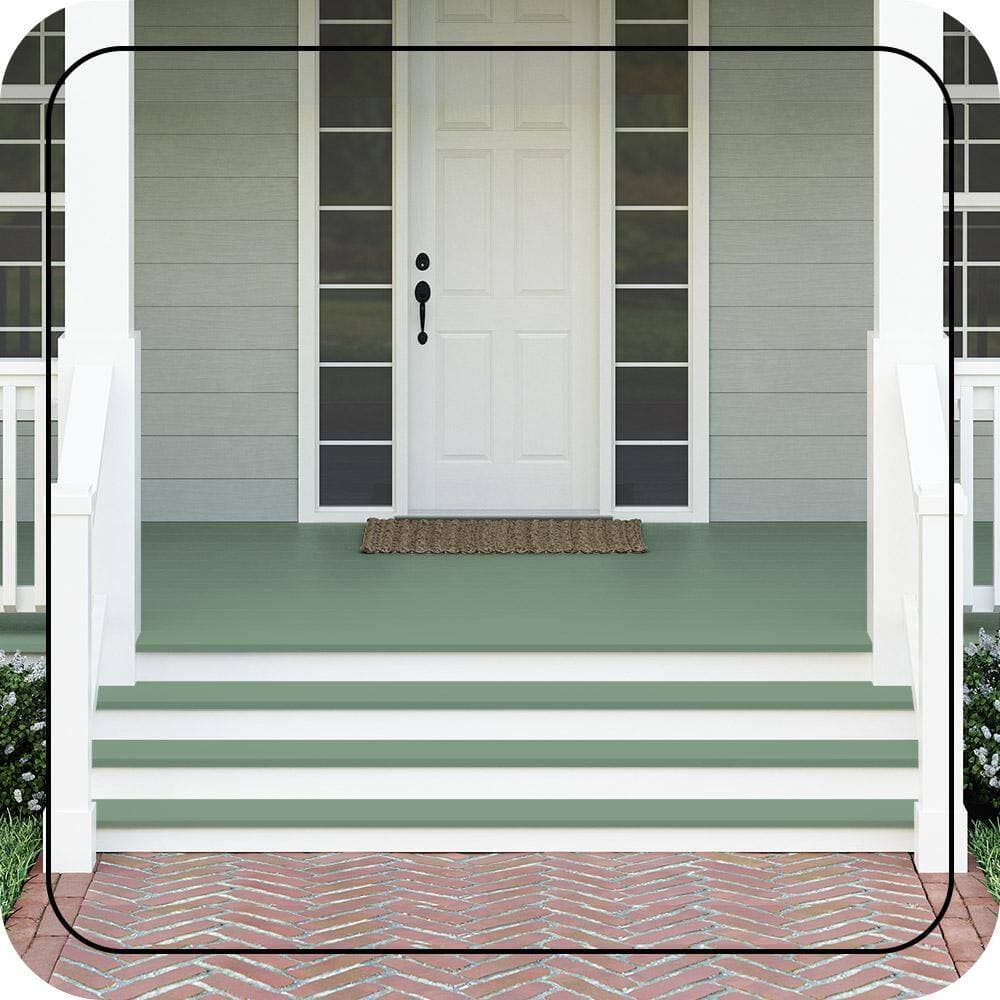 BEHR PREMIUM #S410-5 Textured Low-Lustre Enamel Interior/Exterior Porch and Patio Anti-Slip Floor Paint (2)