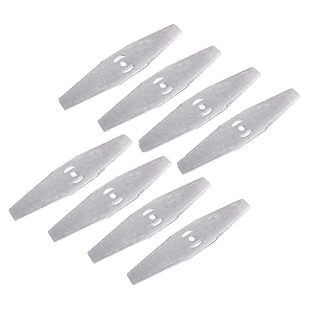 Unbranded 150mm Steel Lawn Mower Saw Blade Head with Cordless Battery Charger for Universal String Trimmer (8-Pack) (1)