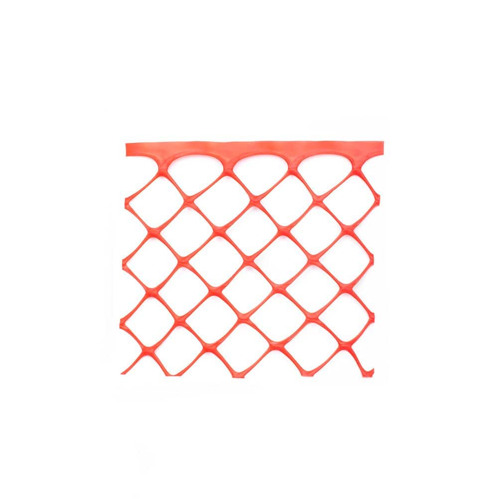Tenax Sentry LW 48 in. x 100 ft. Diamond Plastic Safety Fence Orange (2)