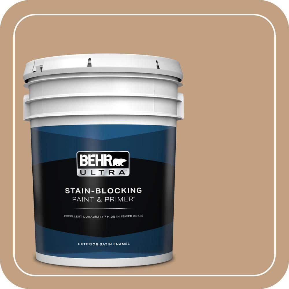 BEHR ULTRA 5 gal. #MQ2-12 Milano Satin Enamel Exterior Paint & Primer