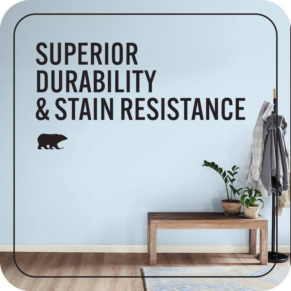 BEHR PREMIUM PLUS #M520-1A Soft Cloud Enamel & Primer (4)