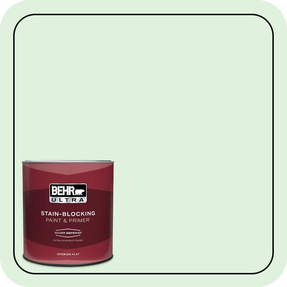 BEHR ULTRA 1 qt. #P400-1 Mischievous Extra Durable Flat Interior Paint & Primer