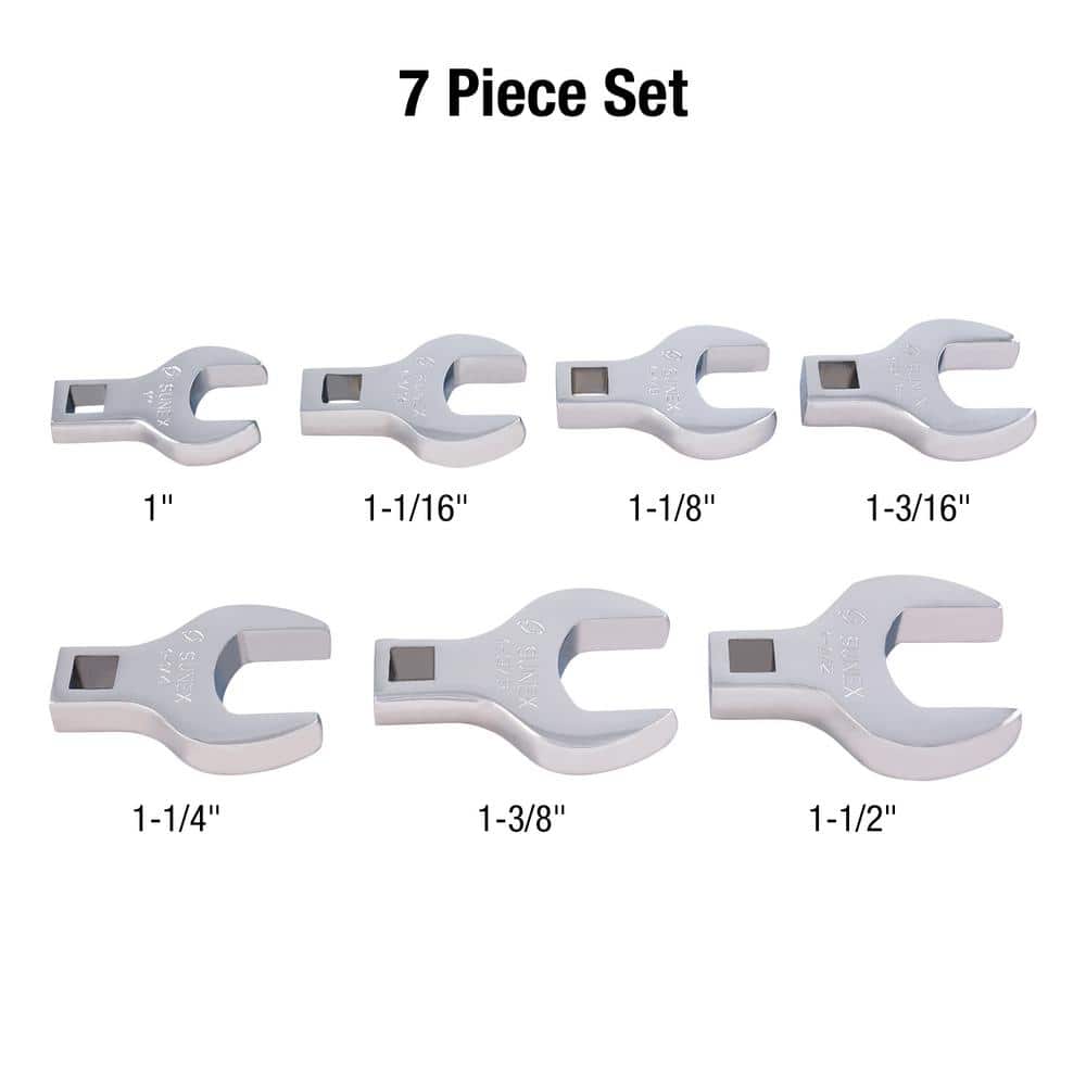 SUNEX TOOLS Crowfoot Wrench Set (2)