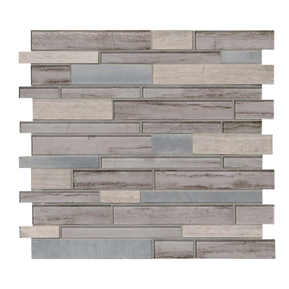 MSI Ocotillo 12 in. x 12 in. x 0.16 in. Stone/Glass/Metal Mesh-Mounted Mosaic Wall Tile (1 sq. ft./Each) (2)