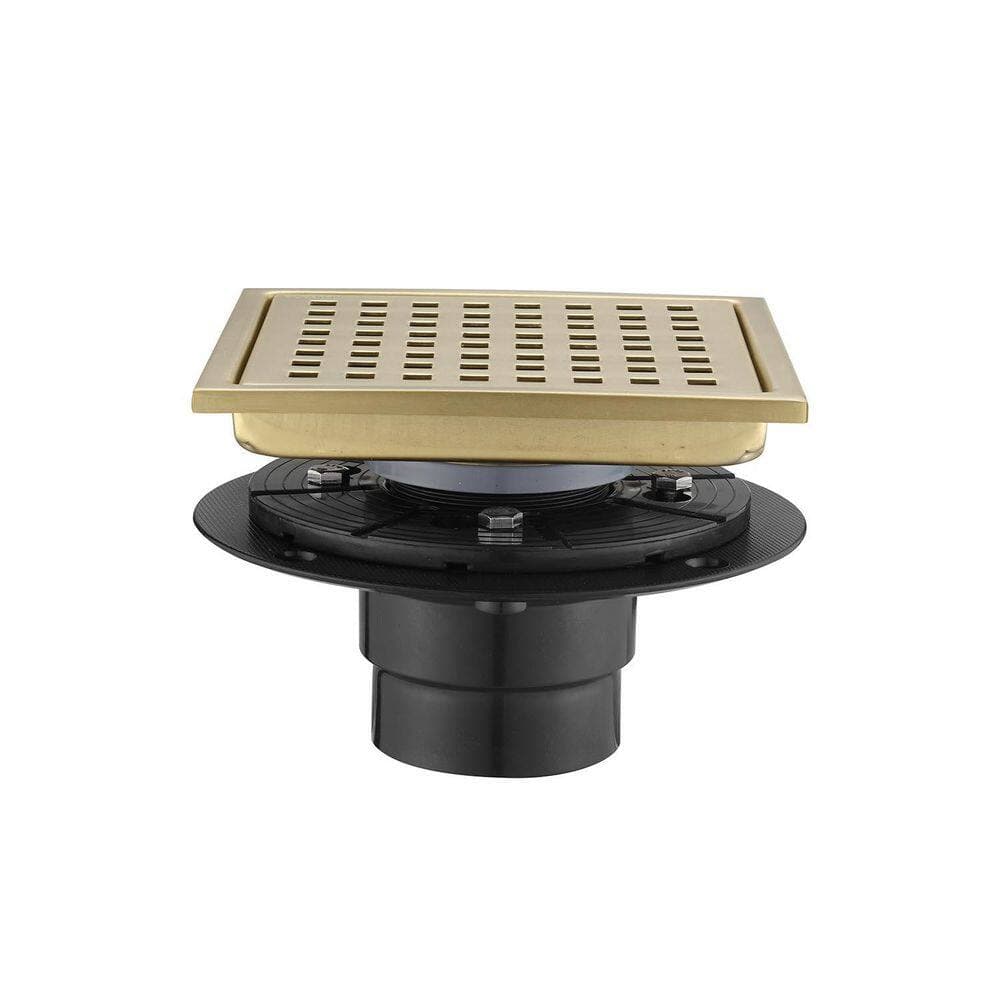 Tahanbath 6 in. Grid Shower Floor Drain (2)